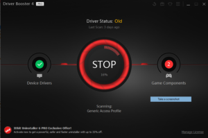 IOBIT Driver Booster 4 pro license key For Lifetime key