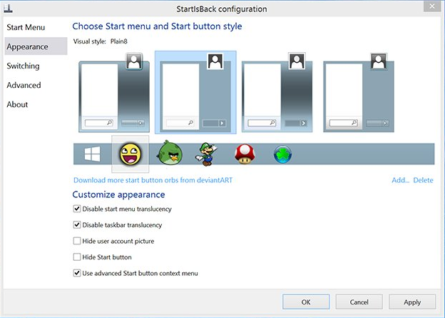 StartIsBack++ 3.6.7 instal the new