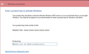 Windows 8 enterprise product key